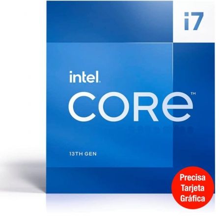 Intel Core i7-13700F de 13.ª Generación, 16 Núcleos, LGA 1700, 30 MB Cache Intel Core i7-13700F de 13.ª Generación, 16 Núcleos, LGA 1700, 30 MB Cache